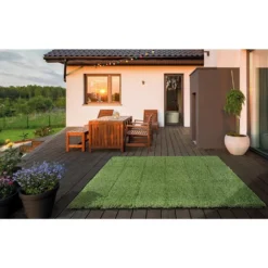 1 ft. x 1 ft. Artificial Grass Interlocking Tiles (9-Pack) by TrafficMaster -Deals Flooring Luxe Store green trafficmaster artificial grass 48219 40 1000