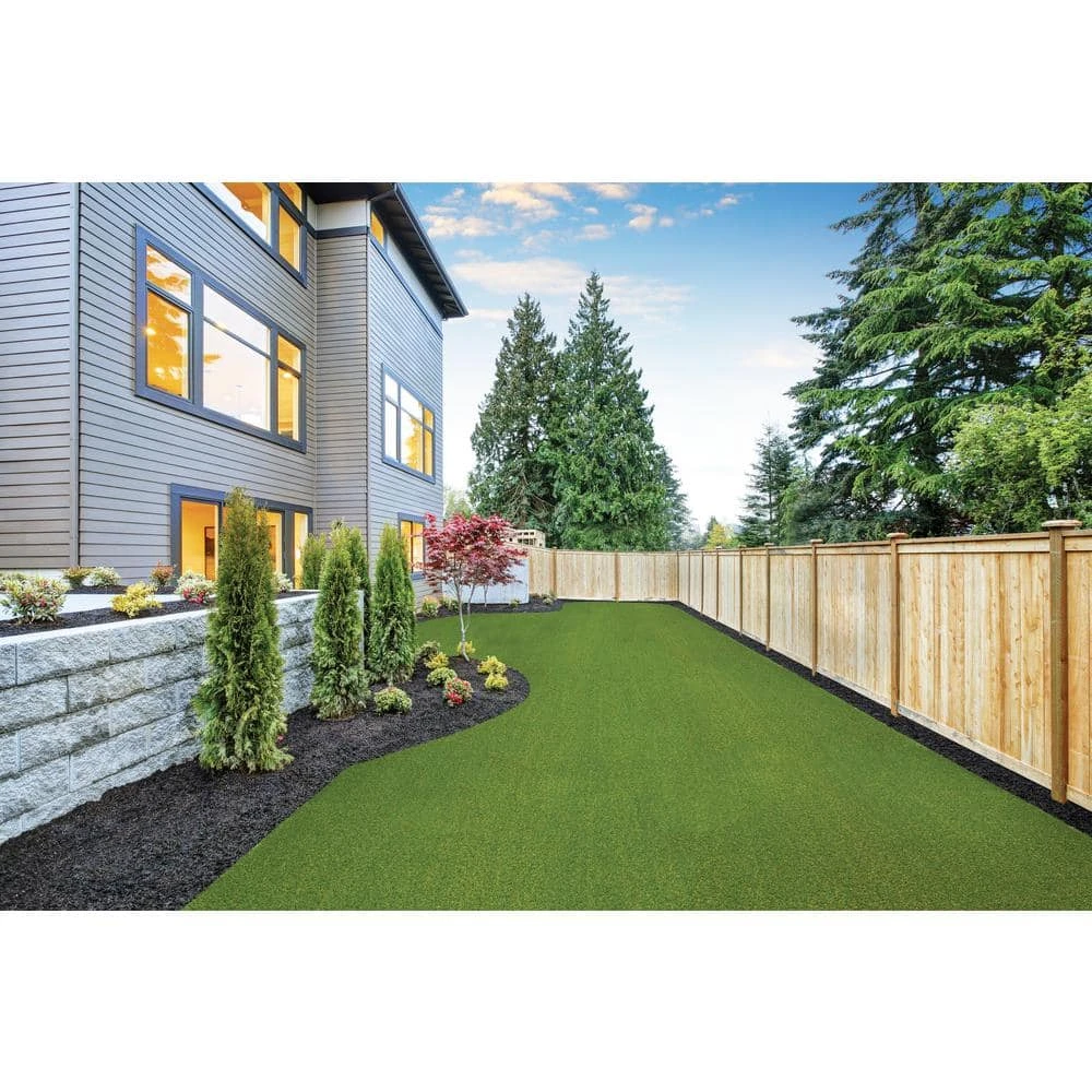 Pet 7.5 ft. x 13 ft. Green Artificial Grass Rug by TrafficMaster 5 Pet 7.5 ft. x 13 ft. Green Artificial Grass Rug by TrafficMaster - Image 3