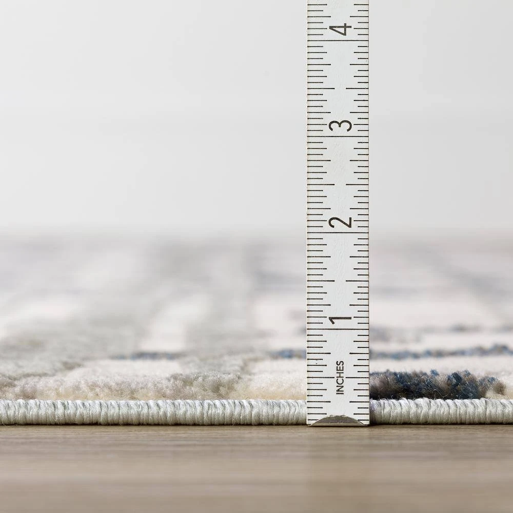 Gentry 4 Grey 3 Ft. 3 In. x 5 Ft. 1 In. Abstract Checker Area Rug by Addison Rugs 9 Gentry 4 Grey 3 Ft. 3 In. x 5 Ft. 1 In. Abstract Checker Area Rug by Addison Rugs - Image 7