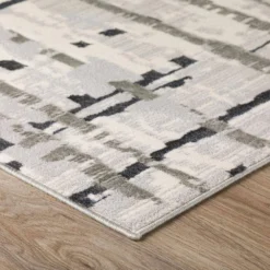 Gentry 4 Grey 3 Ft. 3 In. x 5 Ft. 1 In. Abstract Checker Area Rug by Addison Rugs 18 Gentry 4 Grey 3 Ft. 3 In. x 5 Ft. 1 In. Abstract Checker Area Rug by Addison Rugs -Deals Flooring Luxe Store grey addison rugs area rugs hdge4gr3x5 4f 1000