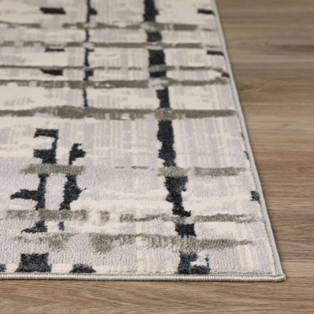 Gentry 4 Grey 3 Ft. 3 In. x 5 Ft. 1 In. Abstract Checker Area Rug by Addison Rugs 12 Gentry 4 Grey 3 Ft. 3 In. x 5 Ft. 1 In. Abstract Checker Area Rug by Addison Rugs - Image 10