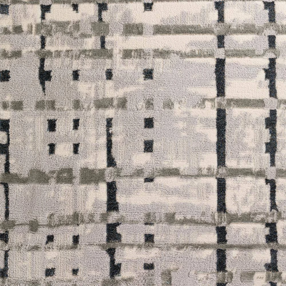 Gentry 4 Grey 3 Ft. 3 In. x 5 Ft. 1 In. Abstract Checker Area Rug by Addison Rugs 7 Gentry 4 Grey 3 Ft. 3 In. x 5 Ft. 1 In. Abstract Checker Area Rug by Addison Rugs - Image 5