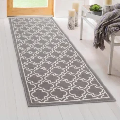 Trellis Grey 2 ft. x 5 ft. Accent Rug by TrafficMaster -Deals Flooring Luxe Store grey trafficmaster area rugs mt1004418us 31 1000