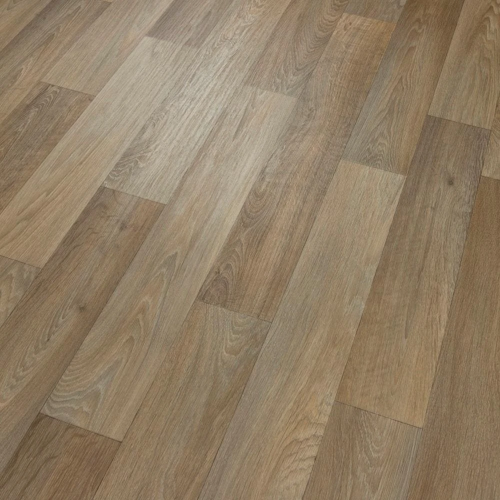 Greyed Oak Wood Residential Vinyl Sheet Flooring 12 ft. Wide x Cut to Length by TrafficMaster 11 Greyed Oak Wood Residential Vinyl Sheet Flooring 12 ft. Wide x Cut to Length by TrafficMaster - Image 9