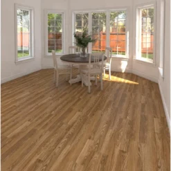 Kellum Valley Gunstock Oak 7 mm T x 8.03 in. W Laminate Wood Flooring (23.91 sq.ft/Case) by TrafficMaster -Deals Flooring Luxe Store gunstock brown trafficmaster laminate wood flooring 360731 22430 31 1000