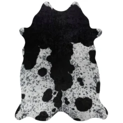 Winston 9 Holstein 7 ft. 9 in. x 9 ft. 7 in. Faux Hyde Area Rug by Addison Rugs