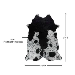 Winston 9 Holstein 7 ft. 9 in. x 9 ft. 7 in. Faux Hyde Area Rug by Addison Rugs -Deals Flooring Luxe Store holstein addison rugs area rugs hdwn9ho8x10 76 1000