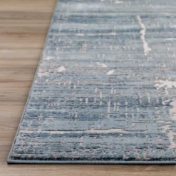 Apollo 5 Indigo 1 ft. 6 in. x 2 ft. 5 in. Distressed Crosshatch Indoor Area Rug by Addison Rugs -Deals Flooring Luxe Store indigo addison rugs area rugs hdap5in20x30 44 1000