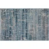 Apollo 5 Indigo 1 ft. 6 in. x 2 ft. 5 in. Distressed Crosshatch Indoor Area Rug by Addison Rugs
