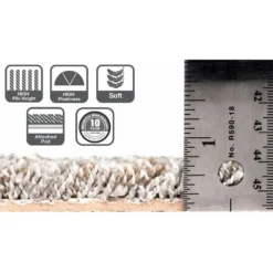 Willow Kirkdale Beige Residential 18 in. x 18 Peel and Stick Carpet Tile (10 Tiles/Case) 22.5 sq. ft. by TrafficMaster -Deals Flooring Luxe Store kirkdale trafficmaster carpet tile ht004 815 1818 66 1000