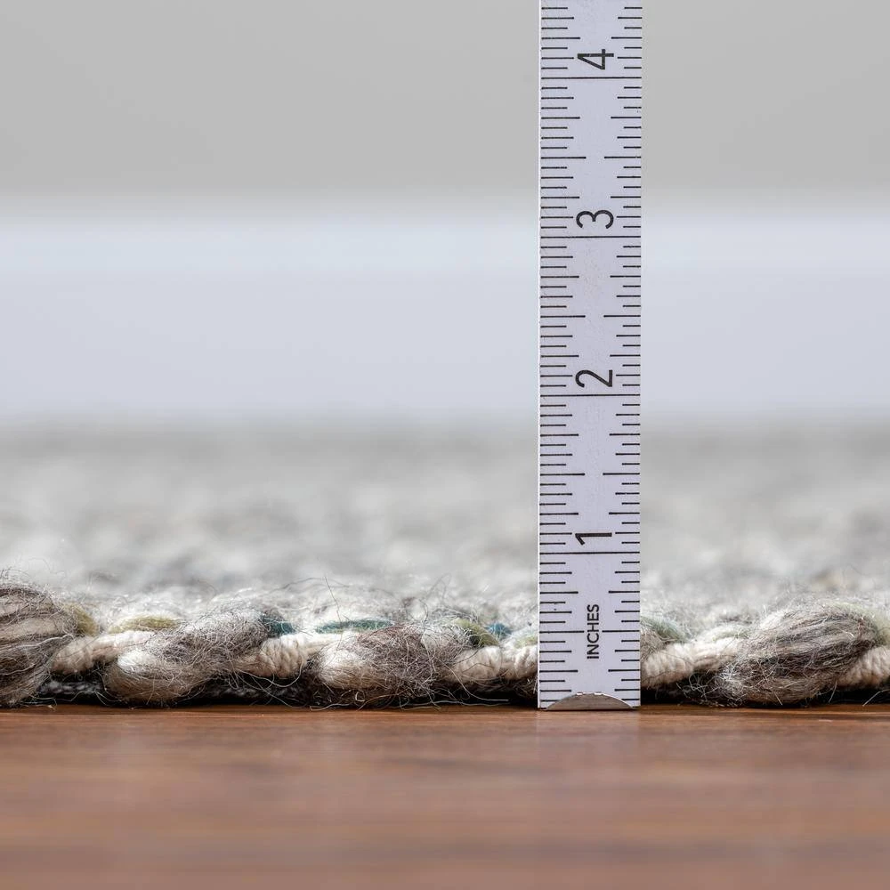 Sierra 1 Lakeview 8 ft. x 10 ft. Tonal Solid Wool Indoor Area Rug by Addison Rugs 9 Sierra 1 Lakeview 8 ft. x 10 ft. Tonal Solid Wool Indoor Area Rug by Addison Rugs - Image 7