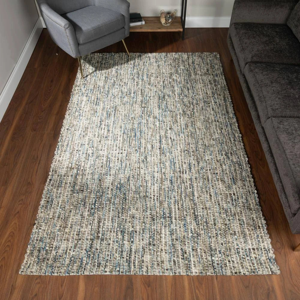 Sierra 1 Lakeview 8 ft. x 10 ft. Tonal Solid Wool Indoor Area Rug by Addison Rugs 13 Sierra 1 Lakeview 8 ft. x 10 ft. Tonal Solid Wool Indoor Area Rug by Addison Rugs - Image 11