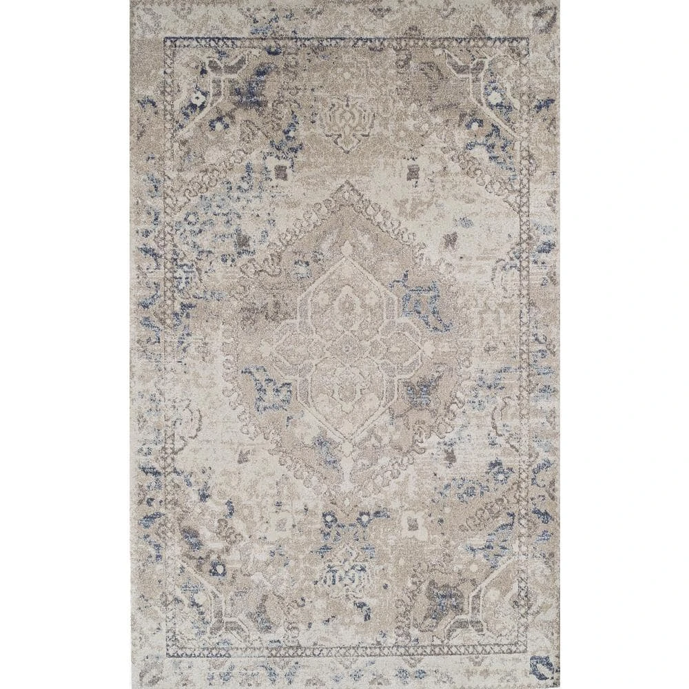 Provincial 7 Linen 7 ft. 10 in. x 10 ft. 7 in. Medallion Persian Area Rug by Addison Rugs 3 Provincial 7 Linen 7 ft. 10 in. x 10 ft. 7 in. Medallion Persian Area Rug by Addison Rugs