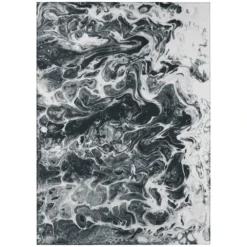 Copeland Marble 3 ft. x 5 ft. Abstract Area Rug by Addison Rugs