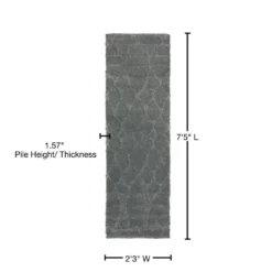 Concord 1 Metal 2 ft. 3 in. x 7 ft. 5 in. Runner Rug by Addison Rugs 22 Concord 1 Metal 2 ft. 3 in. x 7 ft. 5 in. Runner Rug by Addison Rugs -Deals Flooring Luxe Store metal addison rugs area rugs hdcd1me2x7 76 1000