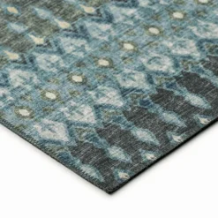 Evolve Mineral Blue 8 ft. x 10 ft. Ikat Area Rug by Addison Rugs -Deals Flooring Luxe Store mineral blue addison rugs area rugs hdee1mb8x10 4f 1000