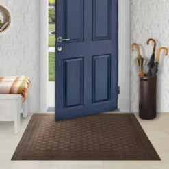 Embossed Mocha 3 ft. x 4 ft. Door Mat by TrafficMaster -Deals Flooring Luxe Store mocha trafficmaster commercial floor mats mt1004437 31 1000