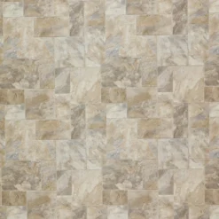 Modular Natural Slate Stone Residential Vinyl Sheet Flooring 12ft. Wide x Cut to Length by TrafficMaster