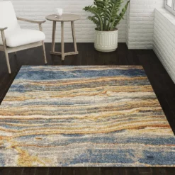 Ankara 18 Multi 8 Ft. x 10 Ft. Geode Area Rug by Addison Rugs -Deals Flooring Luxe Store multi addison rugs area rugs hdan18mu8x10 31 1000
