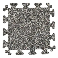 18 in. x 18 in. Rubber Gym/Exercise Flooring Tiles with Nike Grind (14.32 sq. ft.) (6-Pack) Colors will Vary by TrafficMaster