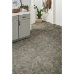 Natural Paver Residential Vinyl Sheet Flooring 12ft. Wide x Cut to Length by TrafficMaster 17 Natural Paver Residential Vinyl Sheet Flooring 12ft. Wide x Cut to Length by TrafficMaster -Deals Flooring Luxe Store natural paver trafficmaster vinyl sheet flooring u6910 284c997g144 a0 1000