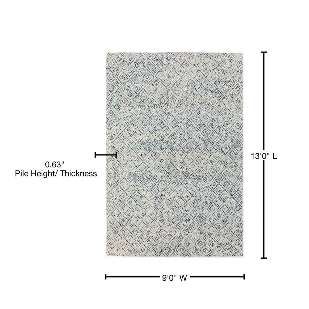 Evie 1 Navy 9 ft. x 13 ft. Area Rug by Addison Rugs 11 Evie 1 Navy 9 ft. x 13 ft. Area Rug by Addison Rugs - Image 9