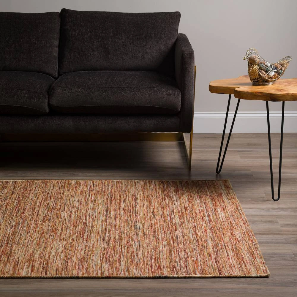 Walden Woven Wool Paprika 8 ft. x 10 ft. Area Rug by Addison Rugs 13 Walden Woven Wool Paprika 8 ft. x 10 ft. Area Rug by Addison Rugs - Image 11