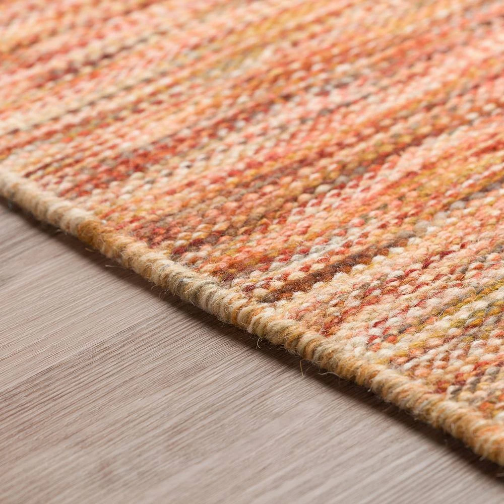 Walden Woven Wool Paprika 8 ft. x 10 ft. Area Rug by Addison Rugs 4 Walden Woven Wool Paprika 8 ft. x 10 ft. Area Rug by Addison Rugs - Image 2