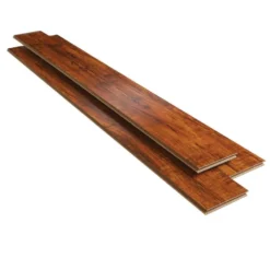 Perry Hickory 8mm T x 4.92 in. W Laminate Wood Flooring (16.33 sq.ft/Case) by TrafficMaster -Deals Flooring Luxe Store perry hickory trafficmaster laminate wood flooring hl84 a 31 1000