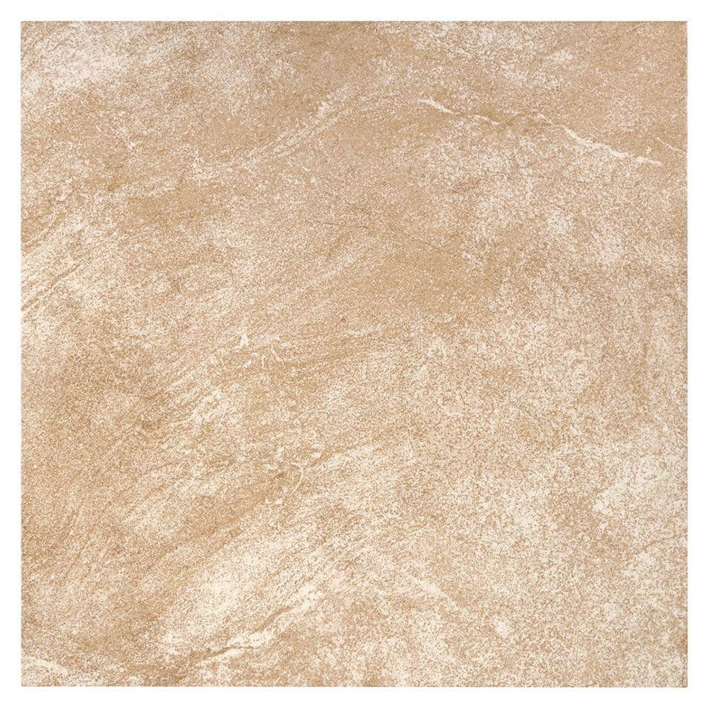 Portland Stone Beige 18 in. x 18 in. Glazed Ceramic Floor and Wall Tile (17.44 sq. ft. / case) by TrafficMaster 3 Portland Stone Beige 18 in. x 18 in. Glazed Ceramic Floor and Wall Tile (17.44 sq. ft. / case) by TrafficMaster