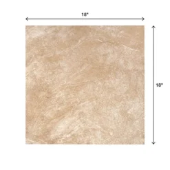 Portland Stone Beige 18 in. x 18 in. Glazed Ceramic Floor and Wall Tile (17.44 sq. ft. / case) by TrafficMaster 16 Portland Stone Beige 18 in. x 18 in. Glazed Ceramic Floor and Wall Tile (17.44 sq. ft. / case) by TrafficMaster -Deals Flooring Luxe Store portland stone beige trafficmaster ceramic tile pt011818hd1pv 66 1000