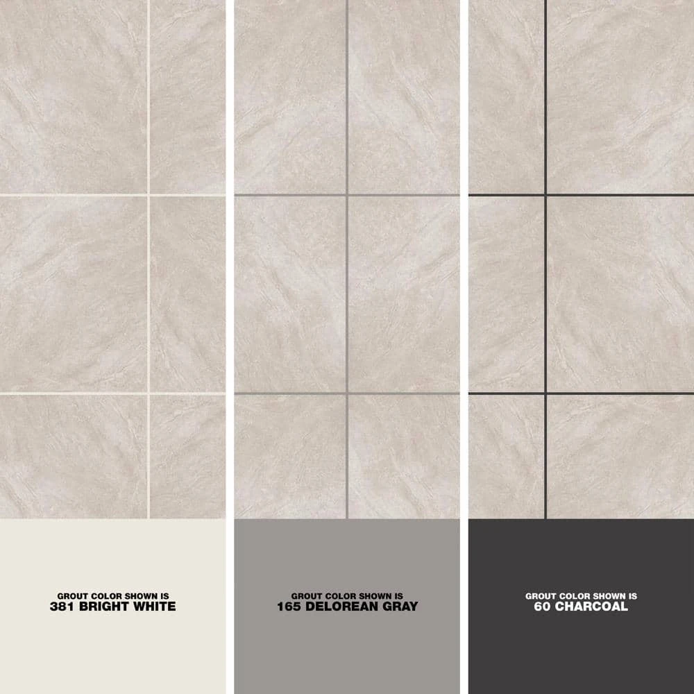 Portland Stone Gray 18 in. x 18 in. Glazed Ceramic Floor and Wall Tile (348.8 sq. ft. / pallet) by TrafficMaster 7 Portland Stone Gray 18 in. x 18 in. Glazed Ceramic Floor and Wall Tile (348.8 sq. ft. / pallet) by TrafficMaster - Image 5