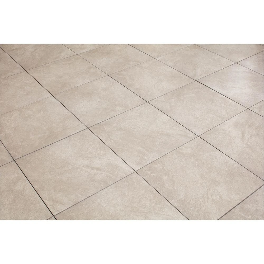 Portland Stone Gray 18 in. x 18 in. Glazed Ceramic Floor and Wall Tile (348.8 sq. ft. / pallet) by TrafficMaster 8 Portland Stone Gray 18 in. x 18 in. Glazed Ceramic Floor and Wall Tile (348.8 sq. ft. / pallet) by TrafficMaster - Image 6