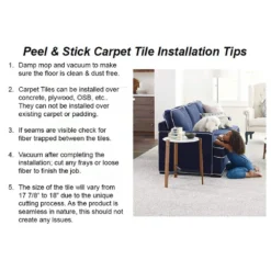 Field Day Brown Residential 18 in. x 18 Peel and Stick Carpet Tile (10 Tiles/Case) 22.50 sq. ft. by TrafficMaster -Deals Flooring Luxe Store rollins trafficmaster carpet tile ht001 5832 1818 1d 1000