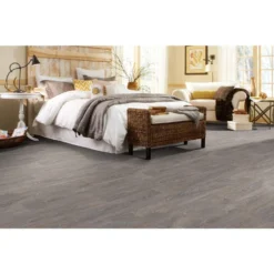 Scorched Walnut Grey Wood Residential Vinyl Sheet Flooring 12ft. Wide x Cut to Length by TrafficMaster -Deals Flooring Luxe Store scorched walnut grey trafficmaster vinyl sheet flooring c9450407c895p14 77 1000