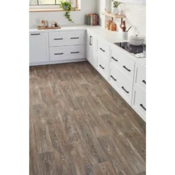 Scorched Walnut Grey Wood Residential Vinyl Sheet Flooring 12ft. Wide x Cut to Length by TrafficMaster -Deals Flooring Luxe Store scorched walnut grey trafficmaster vinyl sheet flooring c9450407c895p14 a0 1000