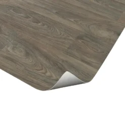 Scorched Walnut Grey Wood Residential Vinyl Sheet Flooring 12ft. Wide x Cut to Length by TrafficMaster -Deals Flooring Luxe Store scorched walnut grey trafficmaster vinyl sheet flooring c9450407c895p14 fa 1000