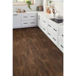 Scorched Walnut Natural Wood Residential Vinyl Sheet Flooring 12ft. Wide x Cut to Length by TrafficMaster -Deals Flooring Luxe Store scorched walnut natural trafficmaster vinyl sheet flooring u9450 407c844p144 40 1000