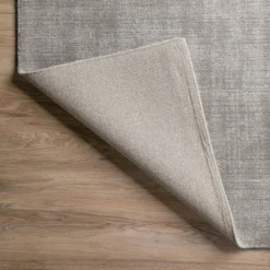 Audrey 1 Silver 9'X13' Solid Hand Loomed Wool and Viscose Indoor by Addison Rugs -Deals Flooring Luxe Store silver addison rugs area rugs hdau1si9x13 66 1000