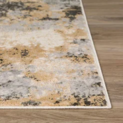 Gentry 19 Silver 2 Ft. 3 In. x 7 Ft. 5 In. Abstract Area Rug by Addison Rugs -Deals Flooring Luxe Store silver addison rugs area rugs hdge19si2x7 76 1000