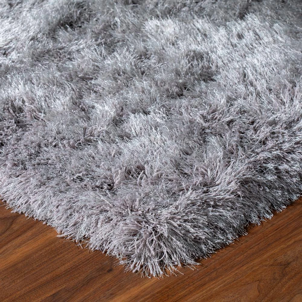 Sensation 1 Silver 9 ft. x 13 ft. Area Rug by Addison Rugs 4 Sensation 1 Silver 9 ft. x 13 ft. Area Rug by Addison Rugs - Image 2