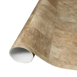 Pro Basic Refined Slate Neutral Stone Residential Vinyl Sheet Flooring 12ft. Wide x Cut to Length by TrafficMaster -Deals Flooring Luxe Store slate neutral trafficmaster vinyl sheet flooring c9770406k536g14 44 1000