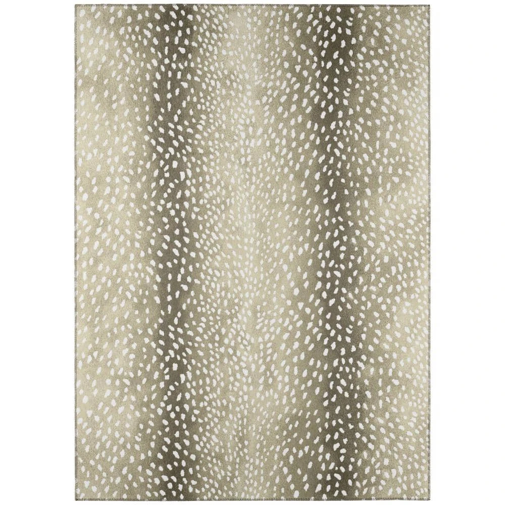 Kruger Stone 10 ft. x 14 ft. Animal Print Area Rug by Addison Rugs 3 Kruger Stone 10 ft. x 14 ft. Animal Print Area Rug by Addison Rugs