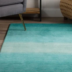 Dunes 1 Teal 5'X7'3" Ombre Wool Indoor by Addison Rugs -Deals Flooring Luxe Store teal addison rugs area rugs hddu1te5x7 4f 1000