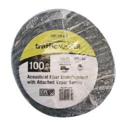 100 sq. ft. 3 ft. x 33.34 ft. x 1/8 in. Acoustical Underlayment with Attached Vapor Barrier for Laminate Flooring by TrafficMaster -Deals Flooring Luxe Store trafficmaster underlayment qw100n1hd 1d 1000