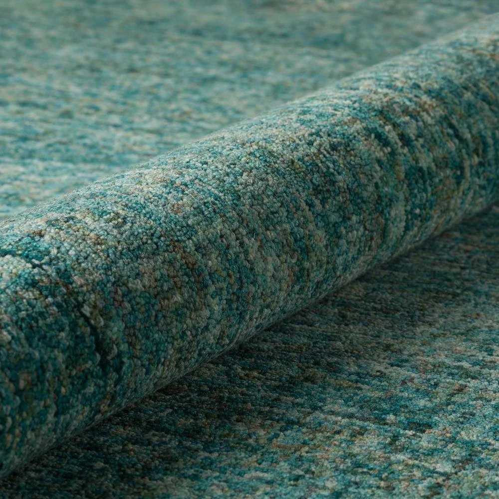 Zen 5 Turquoise 2 ft. 3 in. x 7 ft. 6 in. Runner Rug by Addison Rugs 8 Zen 5 Turquoise 2 ft. 3 in. x 7 ft. 6 in. Runner Rug by Addison Rugs - Image 6