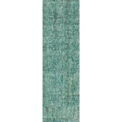 Zen 5 Turquoise 2 ft. 3 in. x 7 ft. 6 in. Runner Rug by Addison Rugs