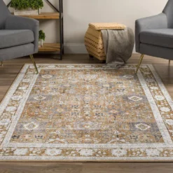 Athena 4 Walnut 8 ft. 6 in. x 12 ft. 9 in. Area Rug by Addison Rugs -Deals Flooring Luxe Store walnut addison rugs area rugs hdat4wa9x13 31 1000