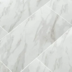 Strata 12 in. x 24 in. Matte Ceramic Stone Look Floor and Wall Tile (16 sq. ft./Case) by TrafficMaster -Deals Flooring Luxe Store white trafficmaster ceramic tile nhdstr1224 4f 1000