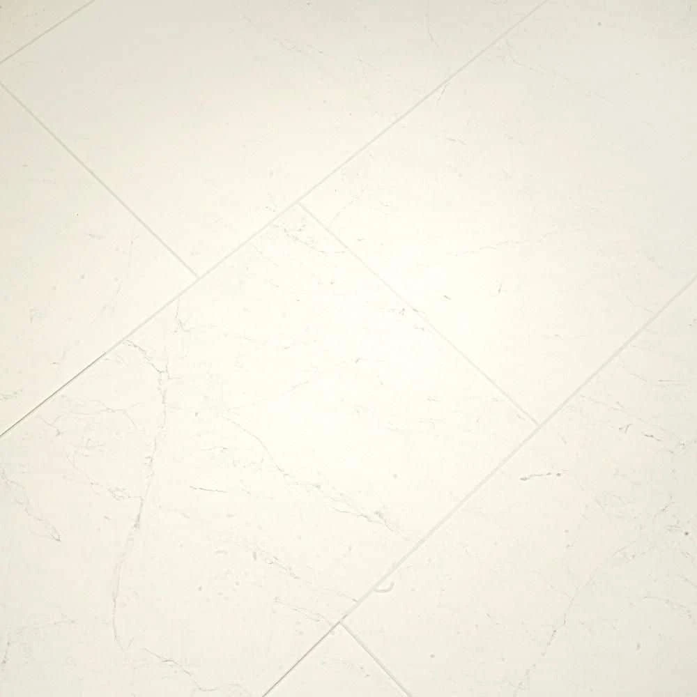 Emerson White Residential Vinyl Sheet Flooring 12 ft. Wide x Cut to Length by TrafficMaster 7 Emerson White Residential Vinyl Sheet Flooring 12 ft. Wide x Cut to Length by TrafficMaster - Image 5